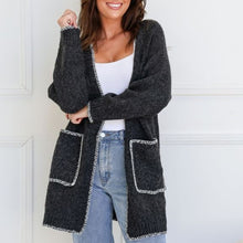 Load image into Gallery viewer, Bobby Blanket Stitch Pocket Cardigan