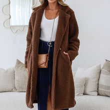 Load image into Gallery viewer, Teddy Coat in Dark Chocolate