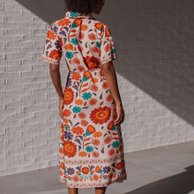 Load image into Gallery viewer, Emelie Tie Waist Shirt Dress