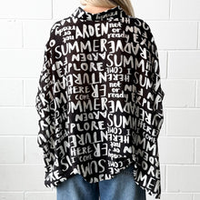 Load image into Gallery viewer, Juliette Letter Shirt