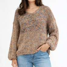 Load image into Gallery viewer, Maggie Chunky V Neck Jumper