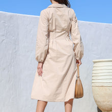 Load image into Gallery viewer, Lennon Midi Dress in Oatmeal