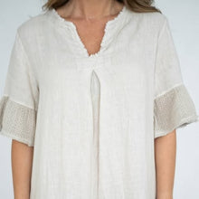 Load image into Gallery viewer, Tuscan Linen Dress in Natural
