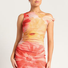 Load image into Gallery viewer, Oaklynn Floral Asymmetric Dress