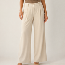 Load image into Gallery viewer, Lucy Pleated Pant in Stone