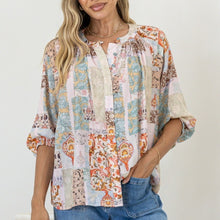 Load image into Gallery viewer, Patchwork Paisley Shirt