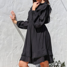 Load image into Gallery viewer, Prarie Dress in Burgundy or Black