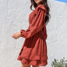 Load image into Gallery viewer, Prarie Dress in Burgundy or Black
