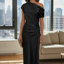 Load image into Gallery viewer, Sarina Drop Shoulder Satin Dress - Various