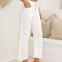 Load image into Gallery viewer, High Waist Sister Jean in White