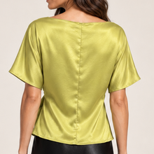 Load image into Gallery viewer, Suzie Tie Front Top in Avocado