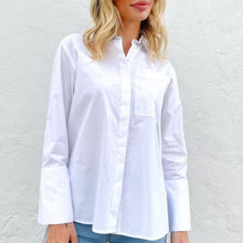 Load image into Gallery viewer, Angela Cotton Shirt in White