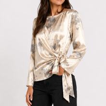 Load image into Gallery viewer, Suzie Satin Tie Top - Various