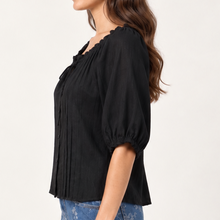 Load image into Gallery viewer, Gypsy Frill Top in Black or White