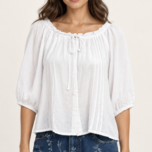 Load image into Gallery viewer, Gypsy Frill Top in Black or White