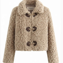 Load image into Gallery viewer, Jessie Boucle Buckle Jacket in Camel