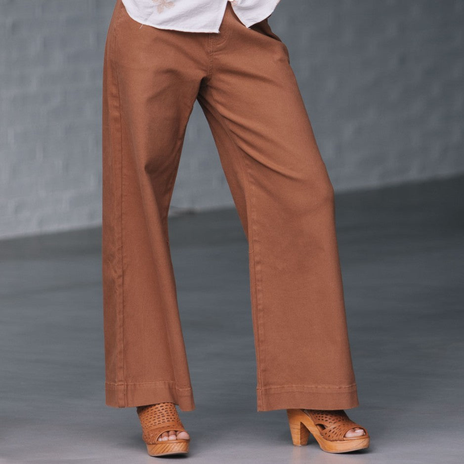 High Waisted Sister Jean in Tan