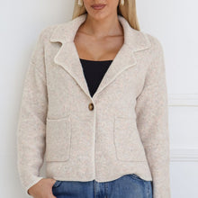 Load image into Gallery viewer, Chrissie Blanket Stitch Knit Jacket - Various
