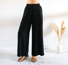 Load image into Gallery viewer, Juniper Linen Blend Wide Leg Pant Various Colours
