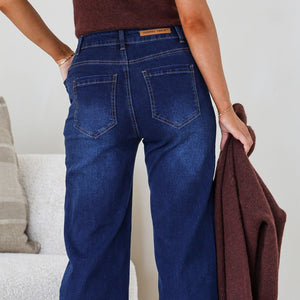 FiFi Pocket Detail Jean in Indigo Blue