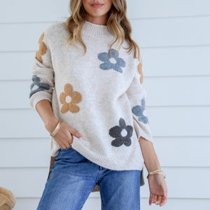 Fleur Jumper in Latte