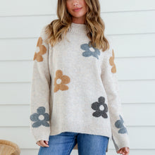 Load image into Gallery viewer, Fleur Jumper in Latte
