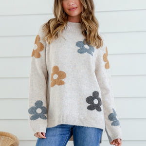 Fleur Jumper in Latte