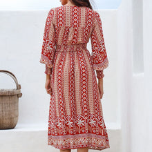 Load image into Gallery viewer, Haydren Boho Palm Dress

