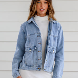 Jordyn Boyfriend Denim Jacket