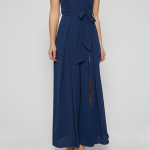 Journey Strapless Jumpsuit in Navy