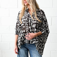Load image into Gallery viewer, Juliette Letter Shirt
