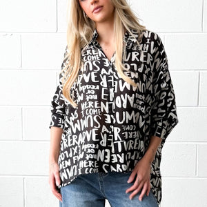 Juliette Letter Shirt
