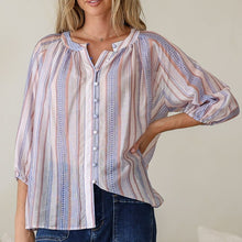Load image into Gallery viewer, Katy Striped Malta Blouse
