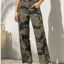 Load image into Gallery viewer, Camo Barrel Jean
