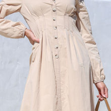 Load image into Gallery viewer, Lennon Midi Dress in Oatmeal
