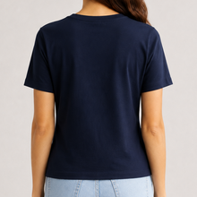 Load image into Gallery viewer, Luci Gathered Top in Navy
