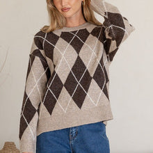 Load image into Gallery viewer, Argyle Knit Jumper - Various
