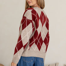 Load image into Gallery viewer, Argyle Knit Jumper - Various
