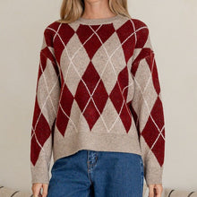 Load image into Gallery viewer, Argyle Knit Jumper - Various
