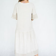 Load image into Gallery viewer, Tuscan Linen Dress in Natural
