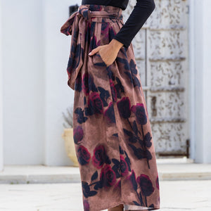 Moody Nights Floral Skirt
