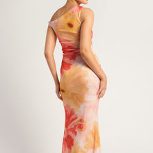 Load image into Gallery viewer, Oaklynn Floral Asymmetric Dress
