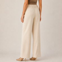 Load image into Gallery viewer, Lucy Pleated Pant in Stone
