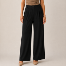 Load image into Gallery viewer, Lucy Pleated Pant in Black
