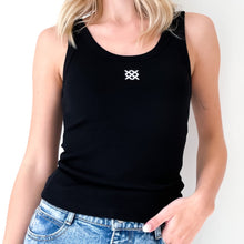 Load image into Gallery viewer, Plato Emblem Tank in Black and White
