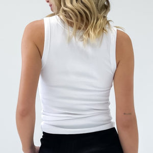 Plato Emblem Tank in Black and White
