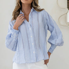 Load image into Gallery viewer, Portsea Stripe Cotton Shirt - Various
