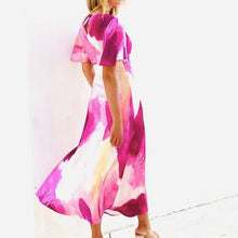 Load image into Gallery viewer, Rachael Abstract Floral Dress
