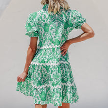 Load image into Gallery viewer, Riviera Ric Rac Dress in Green
