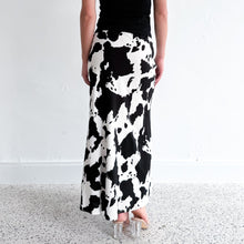 Load image into Gallery viewer, Salina Cow Print Skirt
